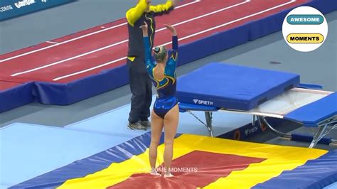 WOMEN S DOUBLE MINI GYMNASTICS KATELYN OHASHI 10 PERFECTO TUMBLING