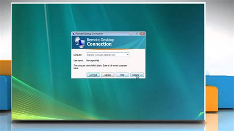 How To Change Remote Desktop Connection Settings In Windows® Vista