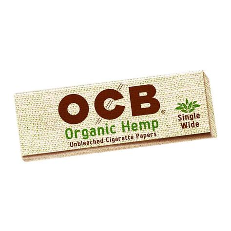 Ocb Organic Hemp Single Wide Rolling Papers Sunshine Daydream