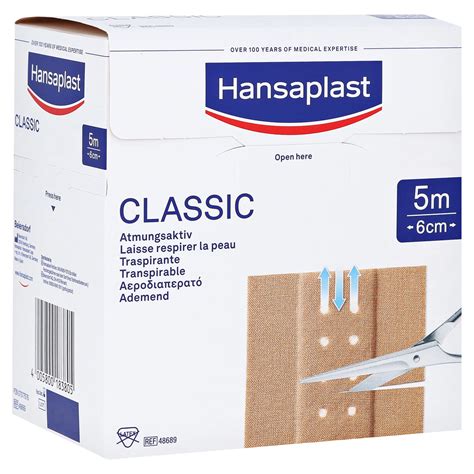 Hansaplast Classic Pflaster 6 Cmx5 M 1 Stück Medpex