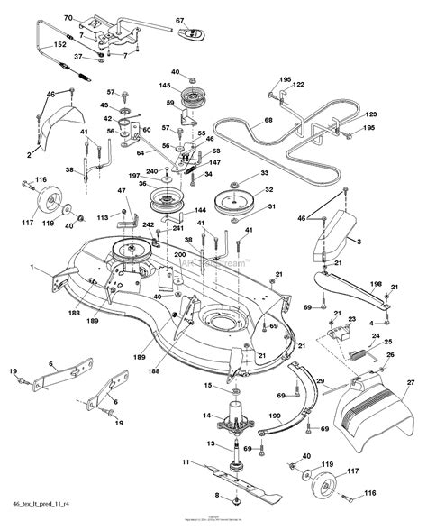 Husqvarna Yth22v46 Deck Diagram