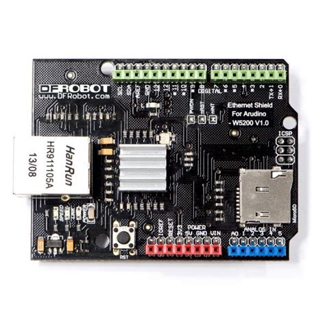 Ethernet Shield For Arduino W Dfrobot Dfr Core