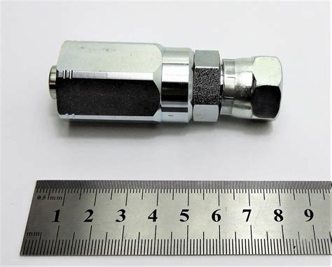 Hydraulic Hose Fitting Field Fit Reusable Straight Tail X Jic