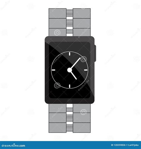 Ícone Isolado Do Smartwatch Ilustração do Vetor Ilustração de isolado