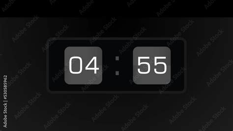 5 Minute Clock countdown animation Timer Countdown. Countdown 5 minutes ...