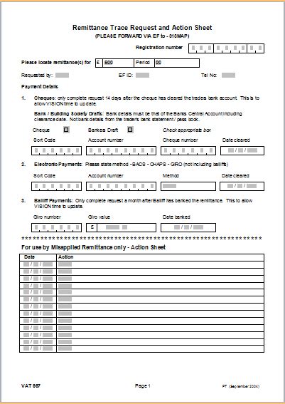 Sample General Remittance Template | Word & Excel Templates