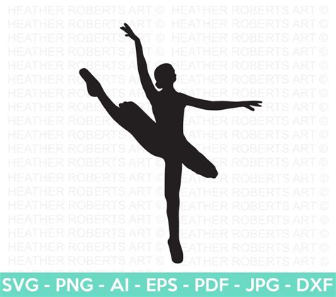 Ballerina Svg Ballet Dancer Svg Ballet Dancer Silhouette Etsy