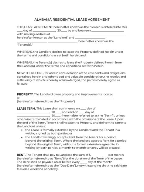 Fillable Online North Carolina Rental Lease Agreement Template 2023 Fax