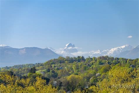 Le pic du midi dossau depuis le boulevard des pyrénées à pau