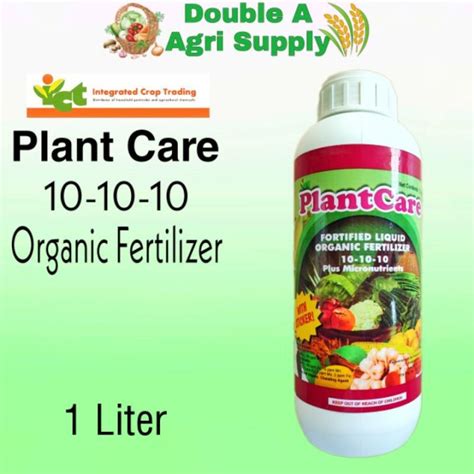 Plant Care Complete Liquid Organic Fertilizer Plus Micronutrients