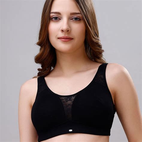 Buy Soie Womens Non Padded Non Wired Full Coverage Stretch Cotton Minimizer Bra Online