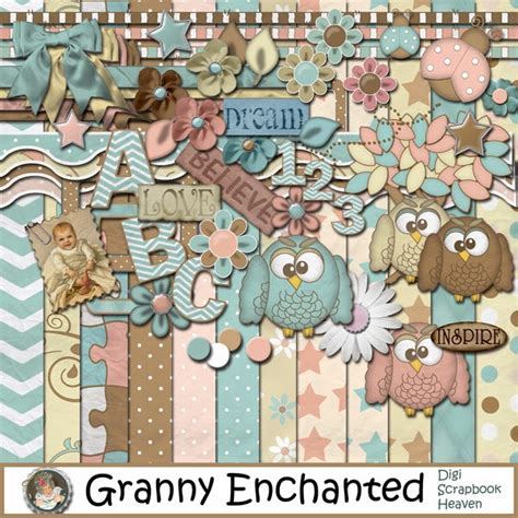 GRANNY ENCHANTED S BLOG Free Baby Digital Scrapbook Paper Pack