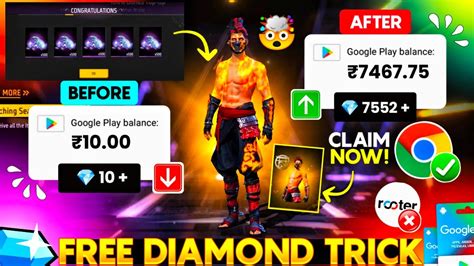 Free Diamonds In Free Fire Trick How To Get Free Diamond In