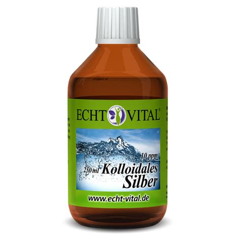 Kolloidales Silber Ppm Ml Echt Vital