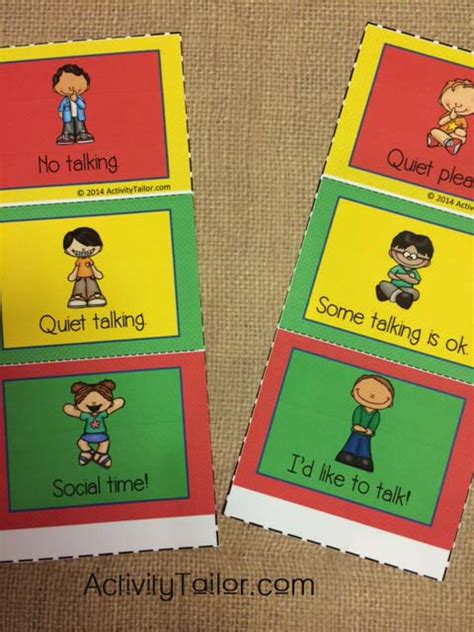 Visual Reminders For Attention Talking Classroom Procedures Blog Hop