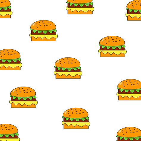 Burger background vector 36365871 Vector Art at Vecteezy