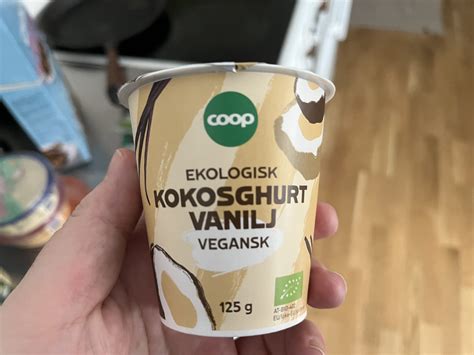 Coop Ekologisk Kokoksghurt Vanilj Vegansk Yoghurt Vegojakt Se