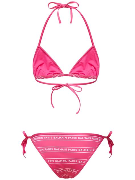 Iconic Stripes Logo Triangle Bikini Editorialist