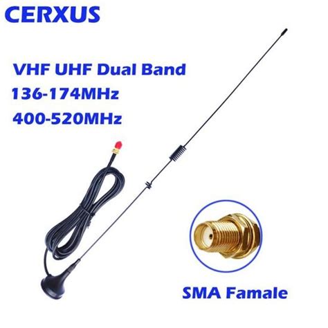 Pi Ce Antenne Vhf Uhf Pour Touristes Bidirectionnels Bandes De