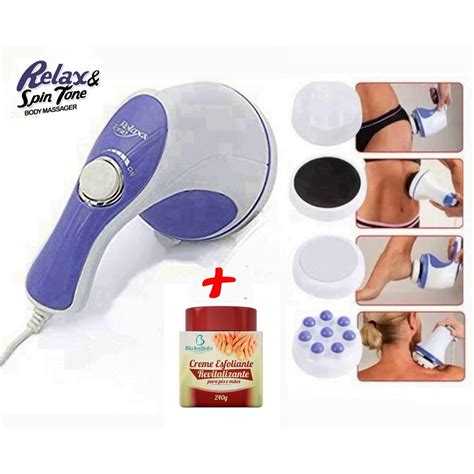 Massageador Eletrico Corporal Orbital Dor Pés pernas Gel Shopee Brasil