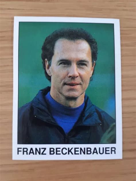 Panini Sticker Fussball Bild Franz Beckenbauer Deutschland