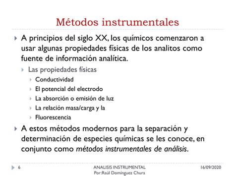 Cap Introduccion Al Analisis Instrumental Ppt