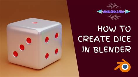 How To Create Dice In Blender Blender Tutorial YouTube