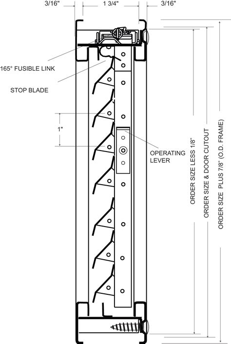 Louver Detail Drawing