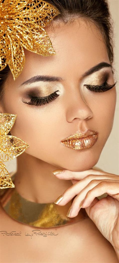 About Face And Fashion Gold Makeup Gold Beauty Gold Fashion