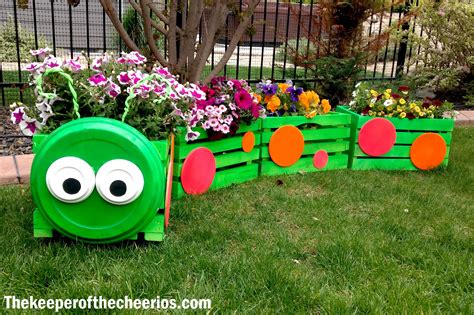 Caterpillar Crate Planter Wooden Crates Planters Crate Crafts