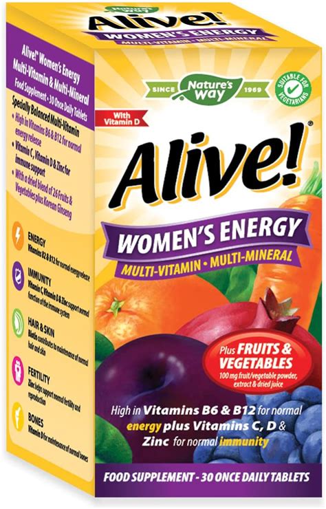 Alive Women S Energy Multi Vitamin And Minerals Specially Balanced