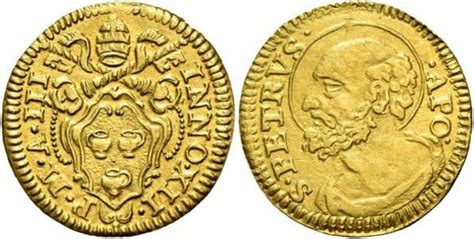 ½ Scudo d Oro Innocent XII Papal States Numista