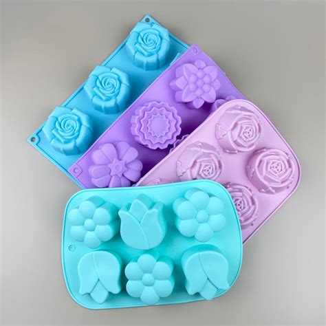 Floral Silicone Molds – Raw Essentials