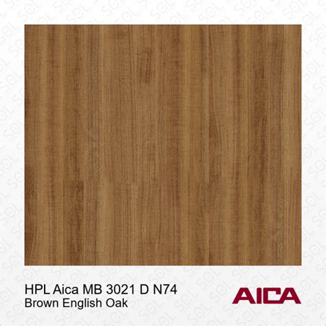 HPL Aica MB 3021 D N74 Brown English Oak