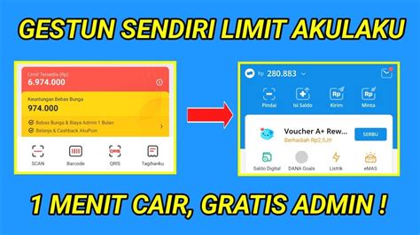 Cara Mencairkan Limit Akulaku Ke Rekening Dan Saldo Dana Youtube