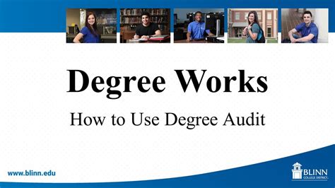 Degree Works How To Use Degree Audit Youtube