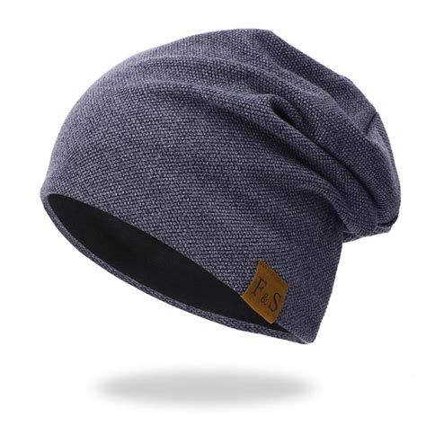 Brimless Cap Casual Licht Warme Elastische Gebreid Grandado