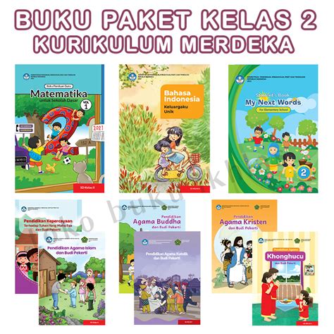 Jual Buku Paket Kelas 2 SD Kurikulum Merdeka Shopee Indonesia