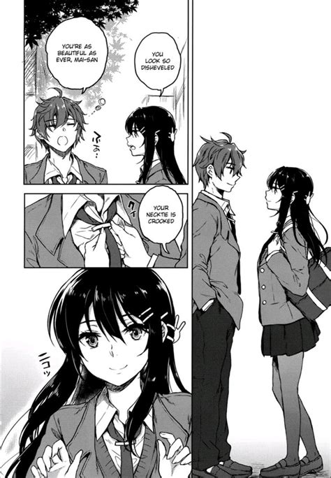 Bunny Girl Senpai Manga Panels