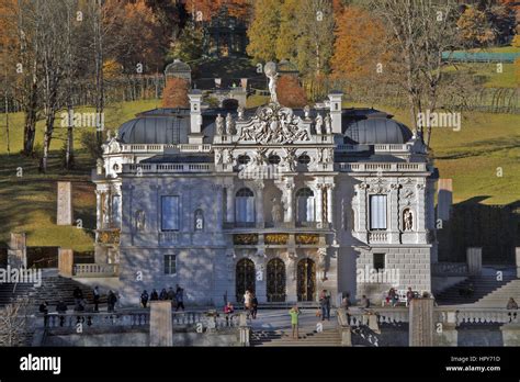 Linderhof Palacein Southwest Bavaria Near Ettal Abbey Stock Photo Alamy