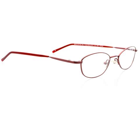 Optical Eyewear Oval Shape Metal Full Rim Frame Prescription Eyeglasses Rx Plum