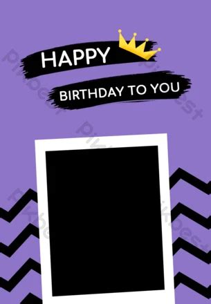 Happy Birthday Brochure Frame Instagram Story Template Eps Free