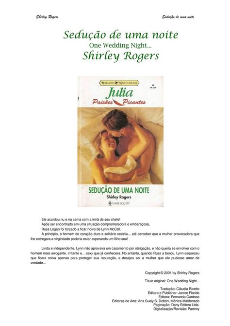 Julia Paixões Picantes 49 Sedução de uma noite Shirley Rogers doc