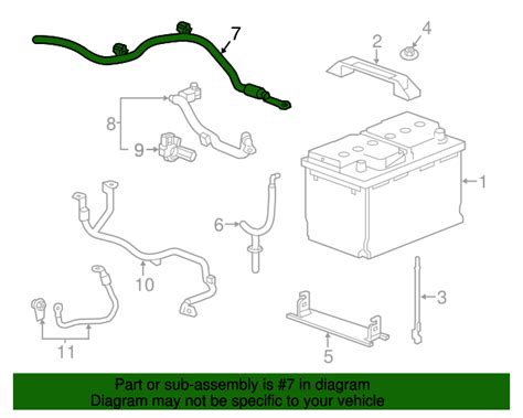 2015 2019 Chevrolet Corvette Positive Battery Cable 84245536