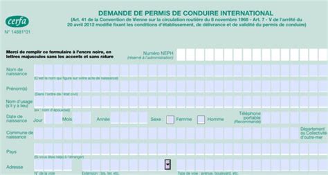 Cerfa Visite M Dicale Du Permis De Conduire