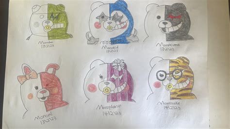 Heres The 8th Batch With Monodam Monokid Monokuma Monomi