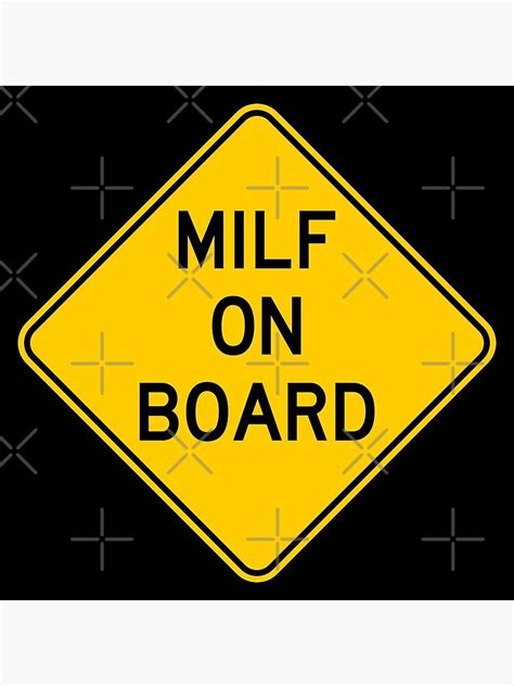 Milf On Board Poster For Sale By ThePatcher Redbubble