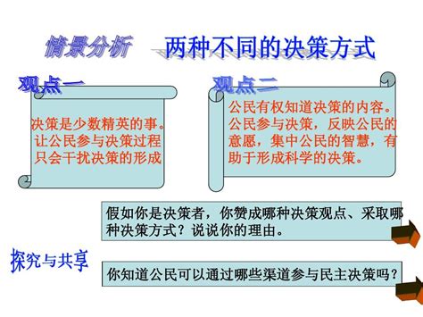 民主决策：作出最佳选择课件word文档在线阅读与下载无忧文档