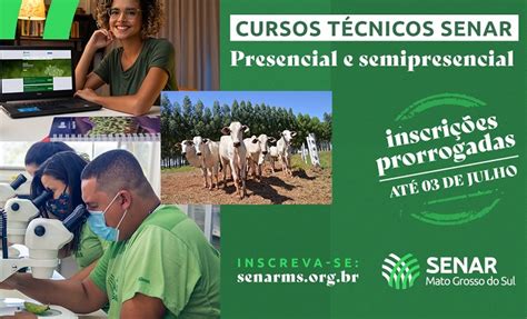 Inscrições prorrogadas para cursos técnicos semipresenciais em