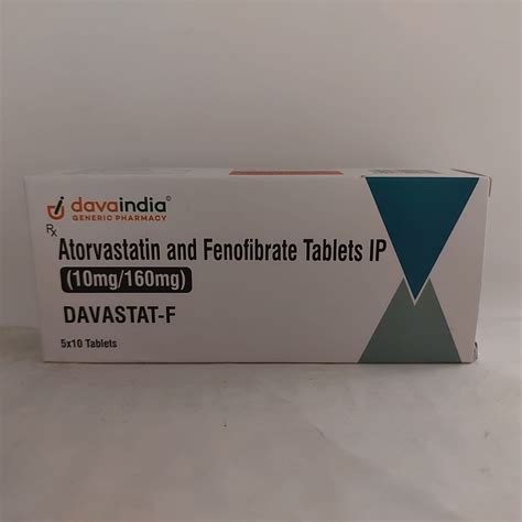 Atorvastatin Mg Fenofibrate Ip Mg Generic Davai